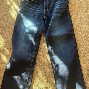 Flamingals Wide Leg Jeans - Dark Blue
